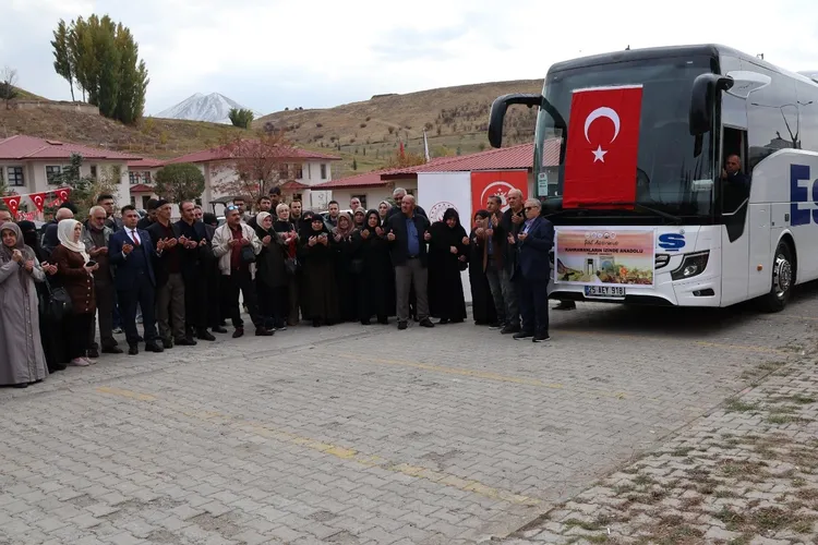 Erzurum’dan 36 şehit yakını aile Çanakkale’ye uğurlandı
